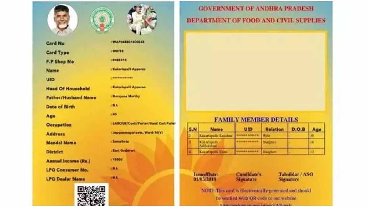 Ap New Ration Cards Issued 