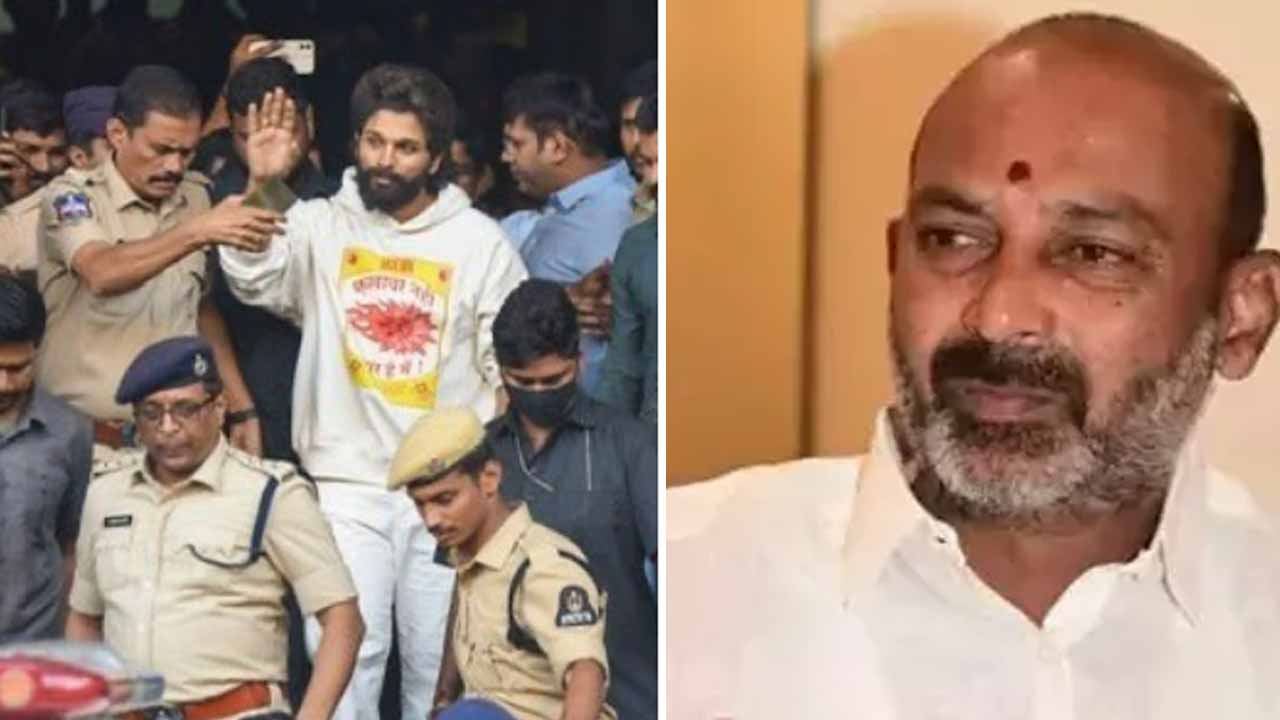 Bandi Sanjay condemned the manner of Allu Arjun's arrest