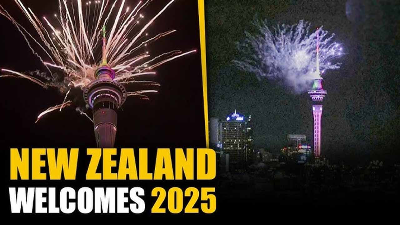 New Zealand welcomes in 2025