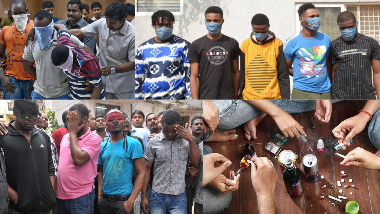 Nigerian Drugs Mafia Foreign Students Hyderabad