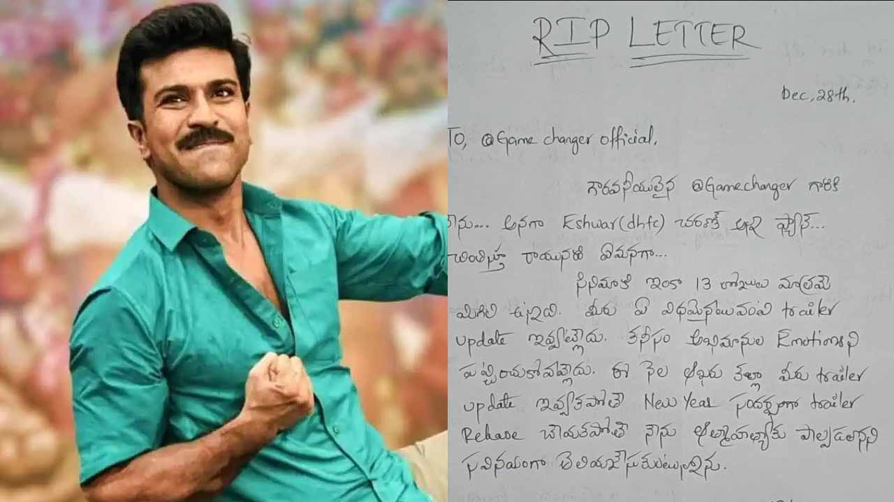 Ram Charan's Fan Threatens 