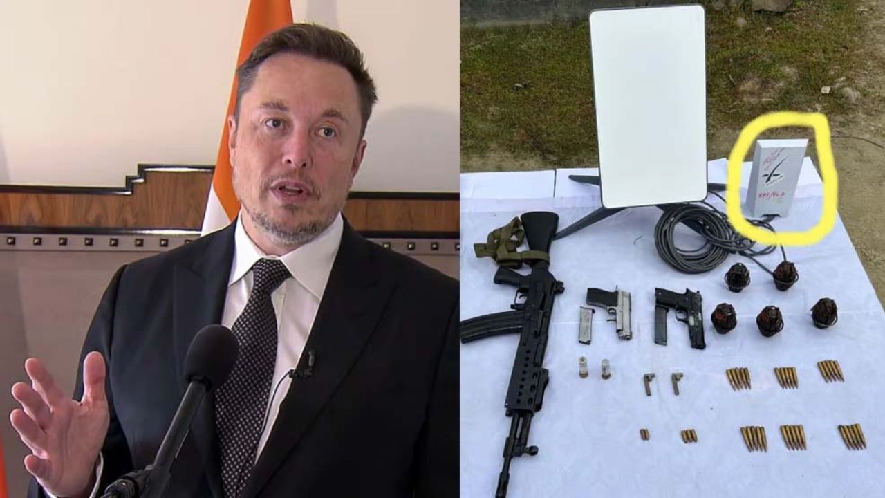 Starlink In Manipur Elon Musk Starlink Satellite Beams India
