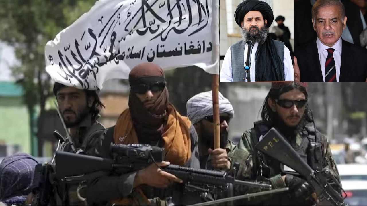 Talibans Vs Pakistan Taliban Fighters Talibans March Pakistan Afghanistan