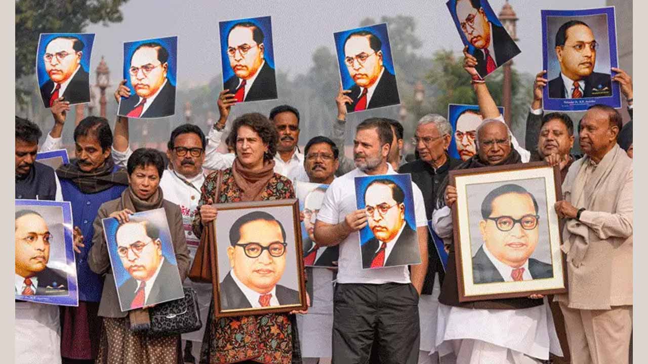 Congress Protest Against Am