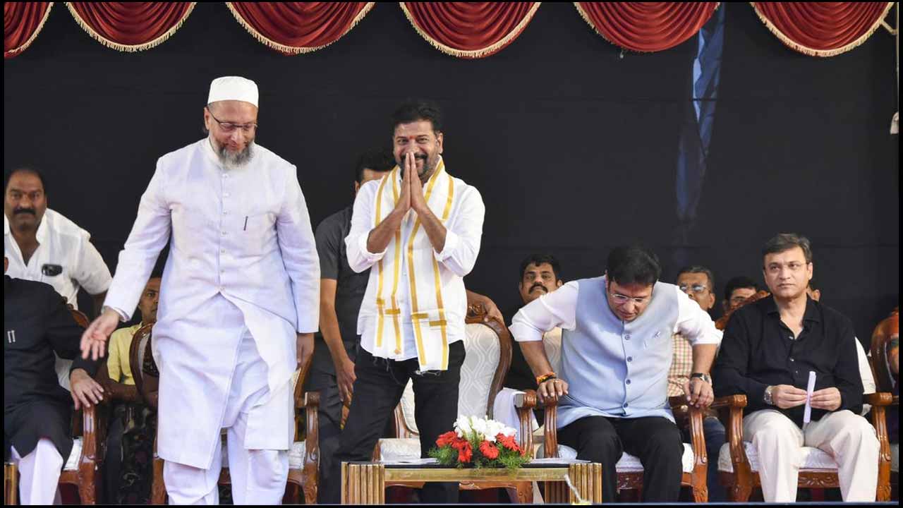 Cm Revanth Reddy Showered B