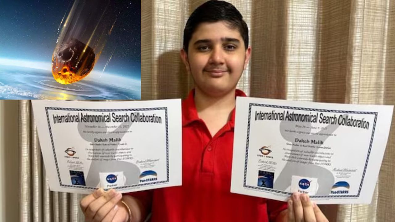 Daksh Malik Indian Boy Noida Asteroid Nasa Shiv Nadar School