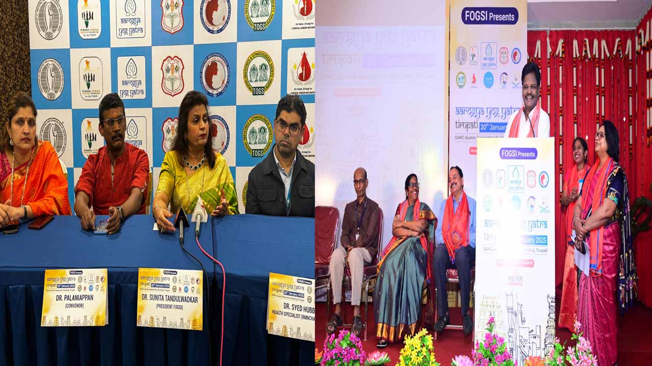Fogsi launched the national campaign 'Aarogya Yoga Yatra' in Tirupati