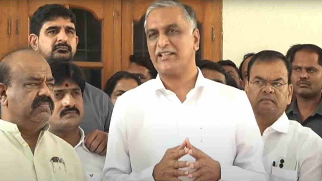 Harish rao comments on ktr Formula E Car Race issue