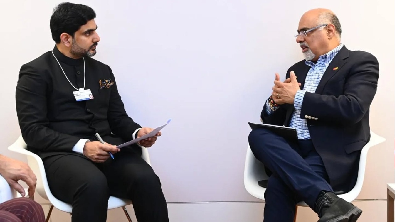 Nara Lokesh Davos