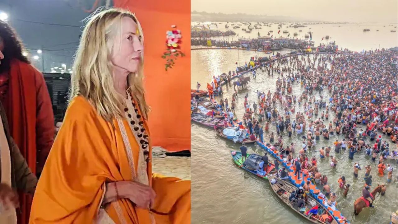Steve Jobs Wife Laurene Powell Mahakumbh 2025