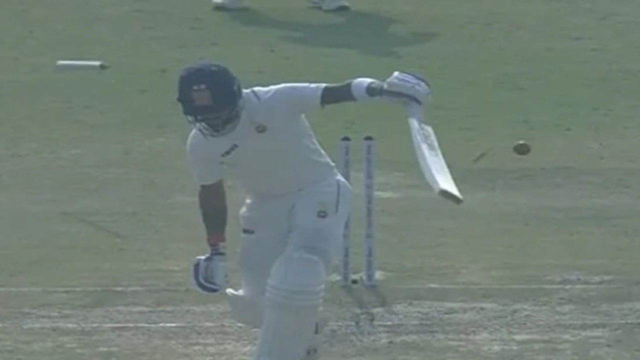 Virat Kohli Clean Bowled