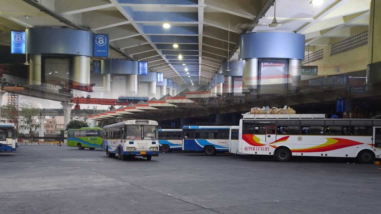 New Rtc Bus Stands Hyd