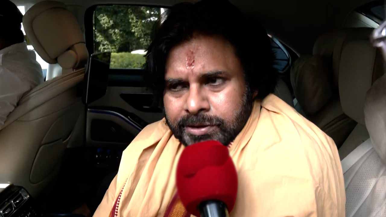 Pawan Kalyan chit chat with national media
