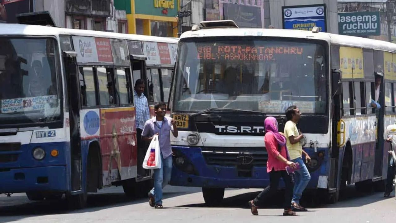 Ts Rtc Buses Traffic Violations Fines On Telangana Rtc Buses