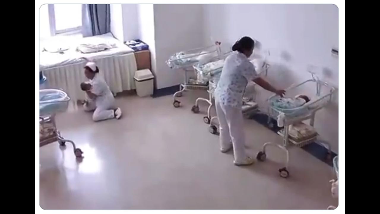 Chinese Nurses Protect Newb