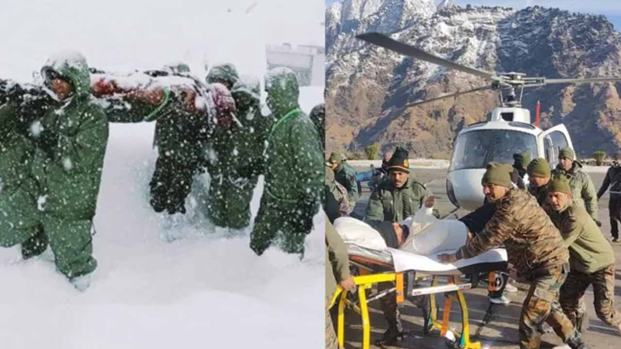 Four people died in the incident in Uttarakhand..Rescue operation is going on.