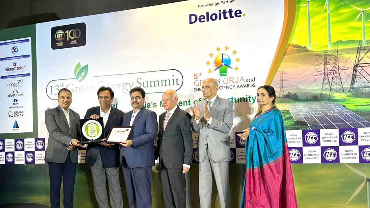 KL Deemed to be University, receives Green Energy, Energy Efficiency Award