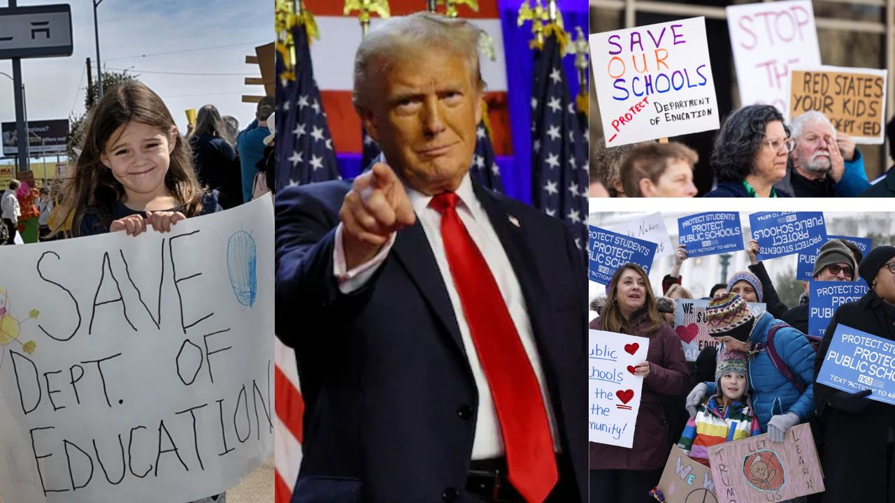Usa Education Department Shut Down Donald Trump White House