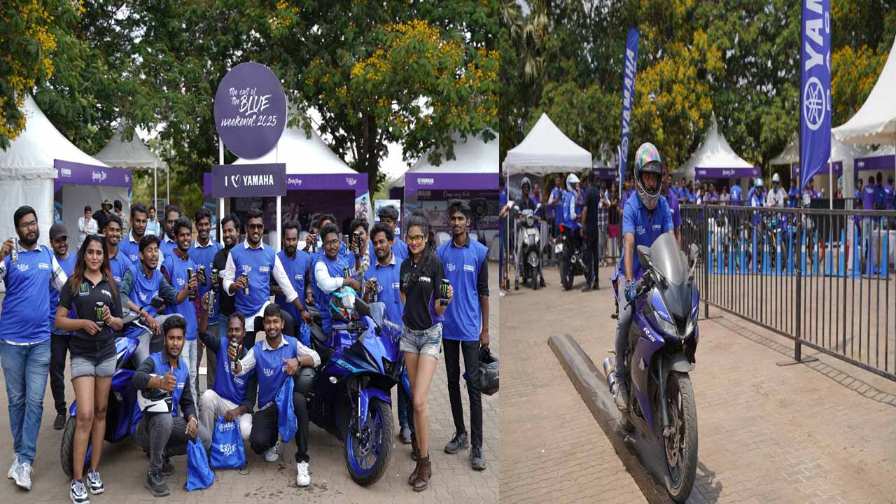 Yamaha creates sensation in Vijayawada with ‘The Call of the Blue’ weekend event