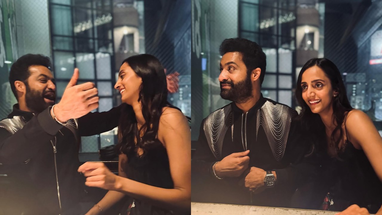 Jr NTR Shares Cute Photos with his Wife Pranathi and says Birthday Wishes