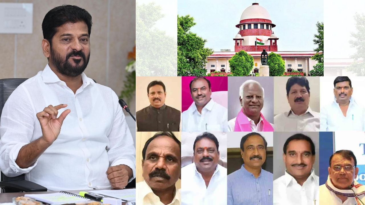 Brs Defecting Mlas Supreme Court Telangana Cm Revanth By Elections