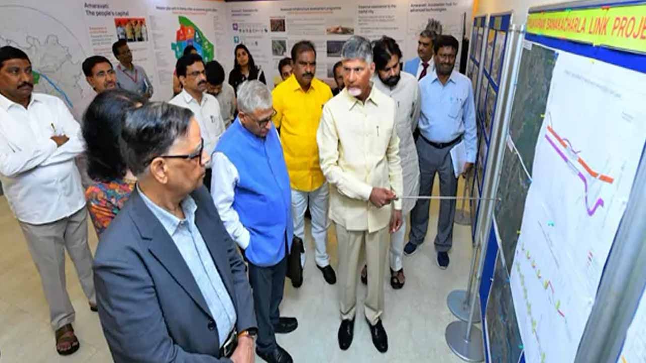 Government photo exhibition on Amaravati construction and Polavaram project