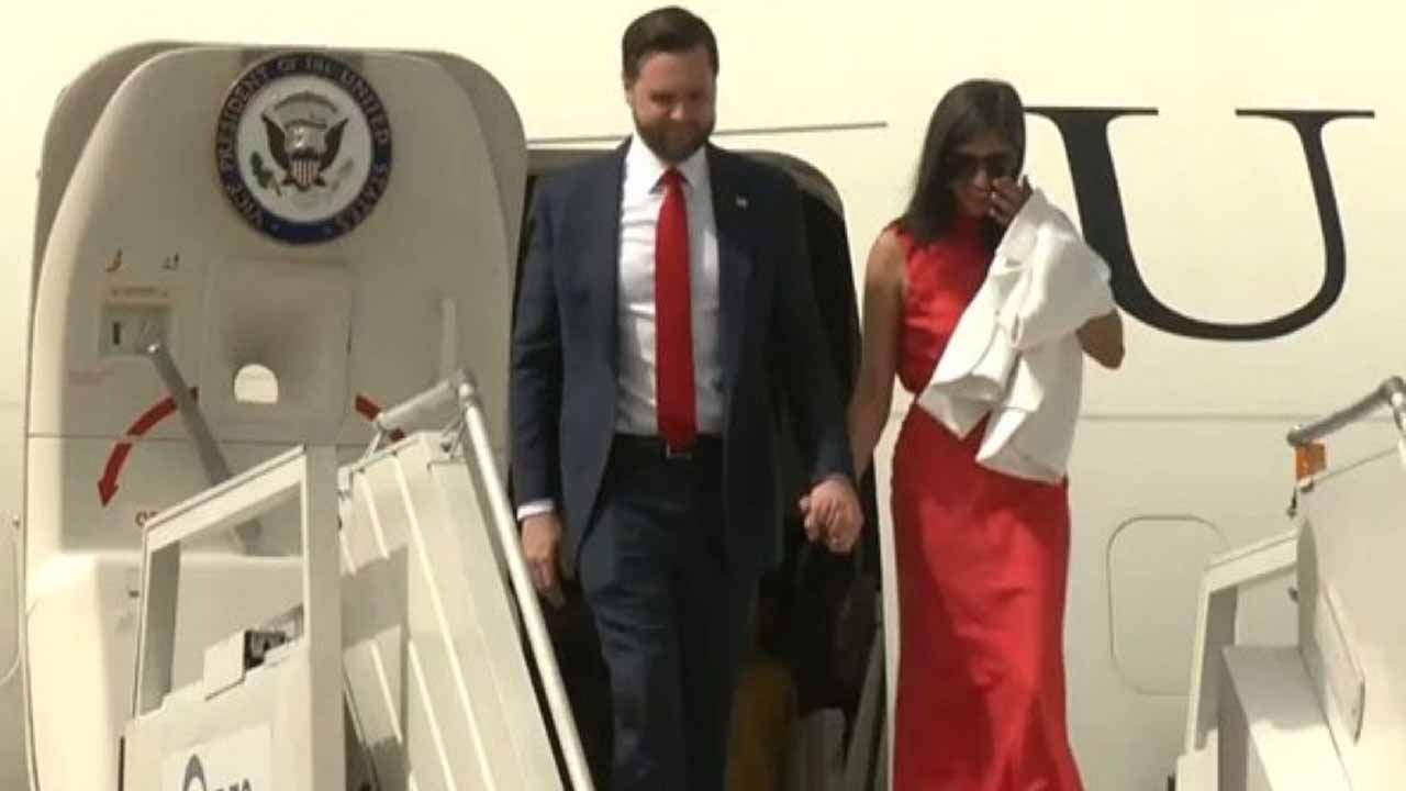 JD Vance arrives in India, meets with Prime Minister in the evening