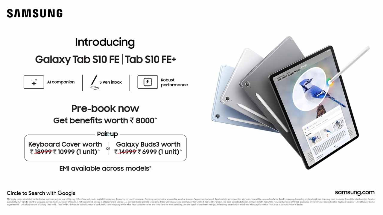 Samsung Galaxy Tab S10FE series launched