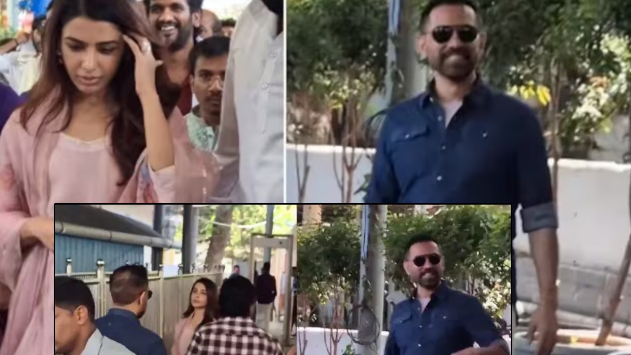 Samantha Went to Tirumala with her Rumored Boy Friend Raj Nidumoru