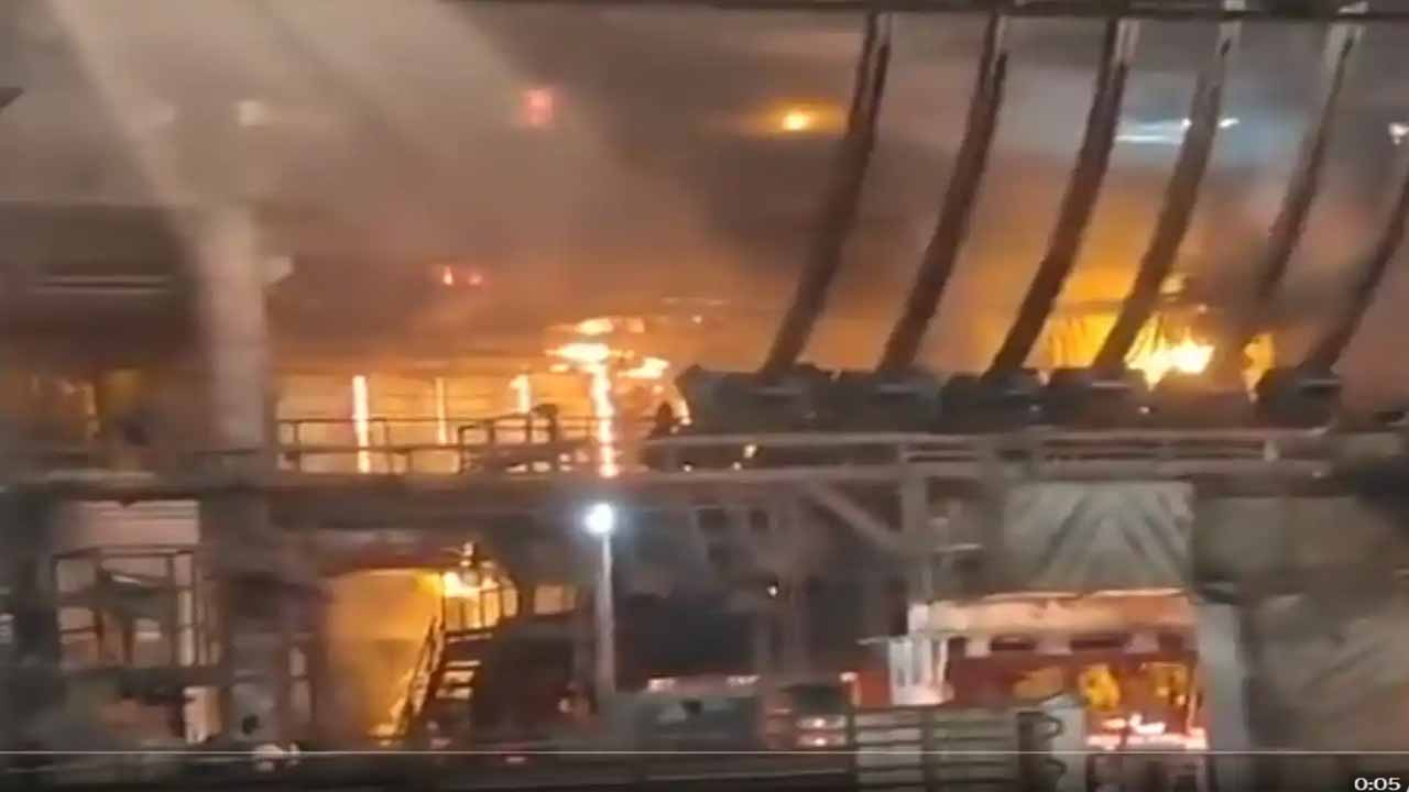Fire At Vizag Steel Plant