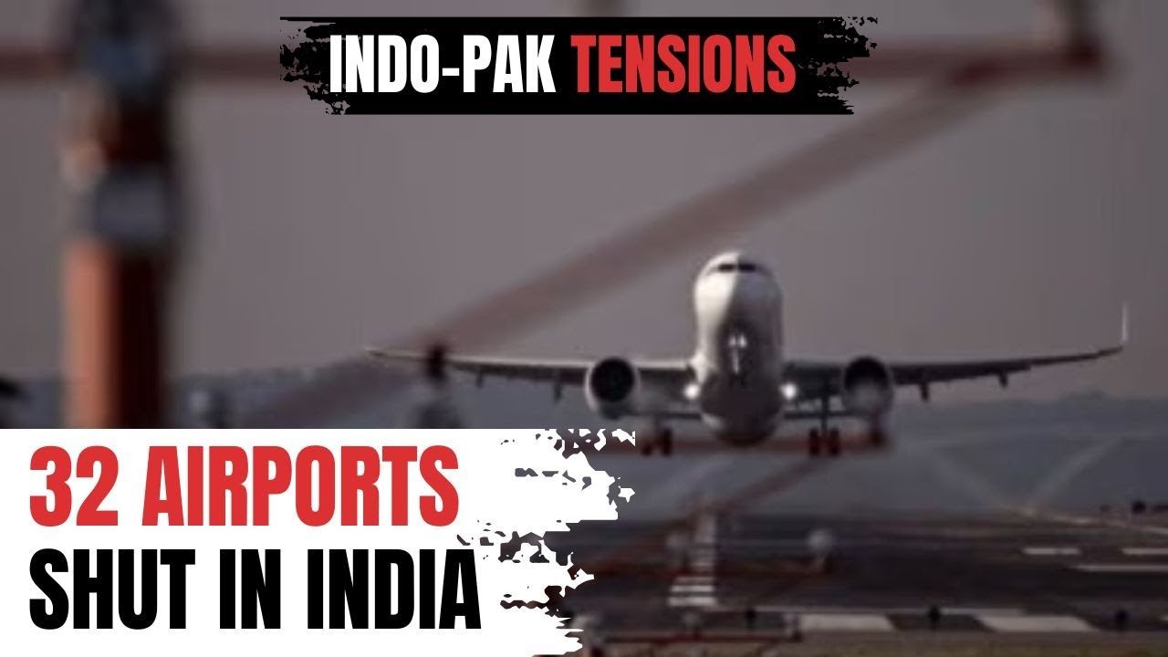 Indian Airports Shut Civilian Flights India Vs Pakistan