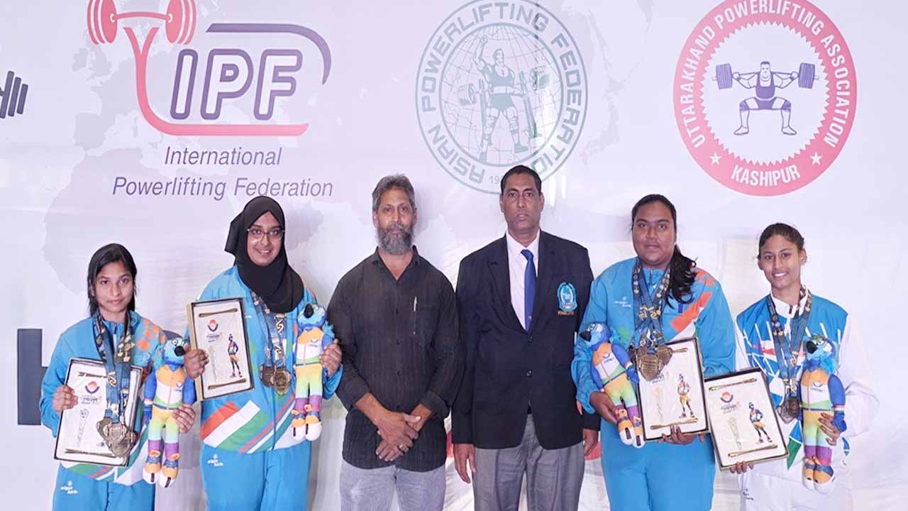 KL Deemed to Be University students win gold medals at 2025 Asian Powerlifting Championships