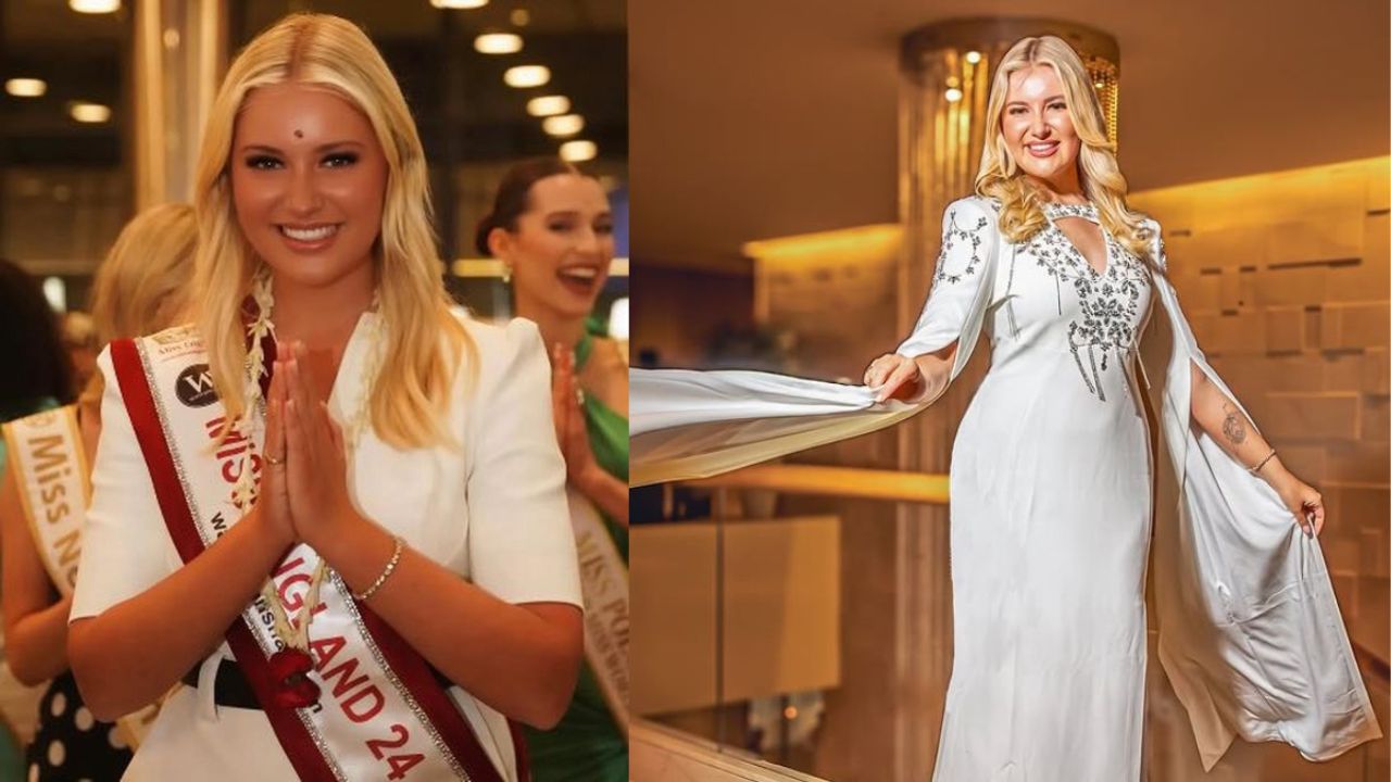 Milla Magee Miss World Pageant Telangana Miss World England 2025