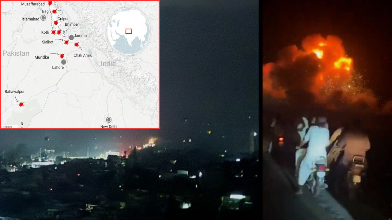 Operation Sindoor India Attack On Pakistan Bahawalpur Muridke Terror Camps Pok