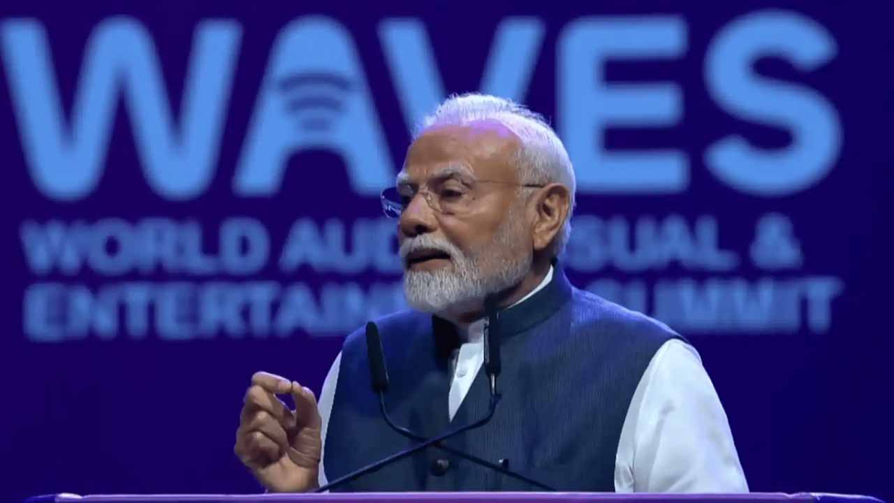 PM Modi launches 'Waves' 2025