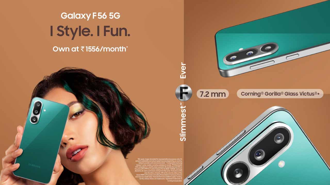 Samsung Galaxy F56 launched with best features..