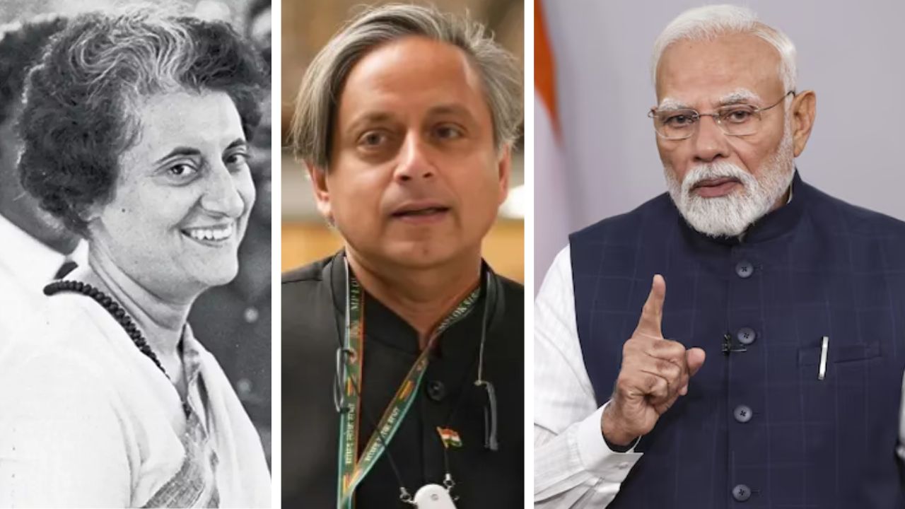 Shashi Tharoor 1971 Vs 2025 Years Pm Modi Indira Gandhi Congress India Pakistan