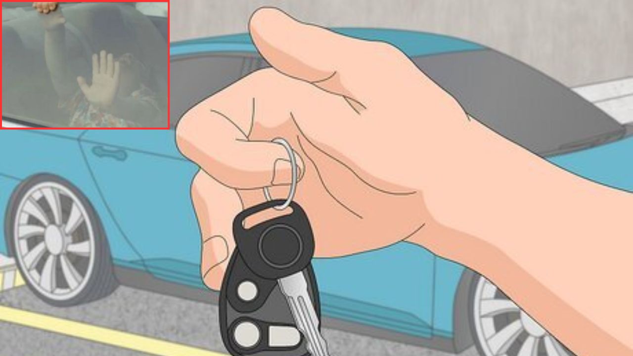 Vizianagaram Car Door Lock Incident Children Locked In Car Children Trapped In Car  