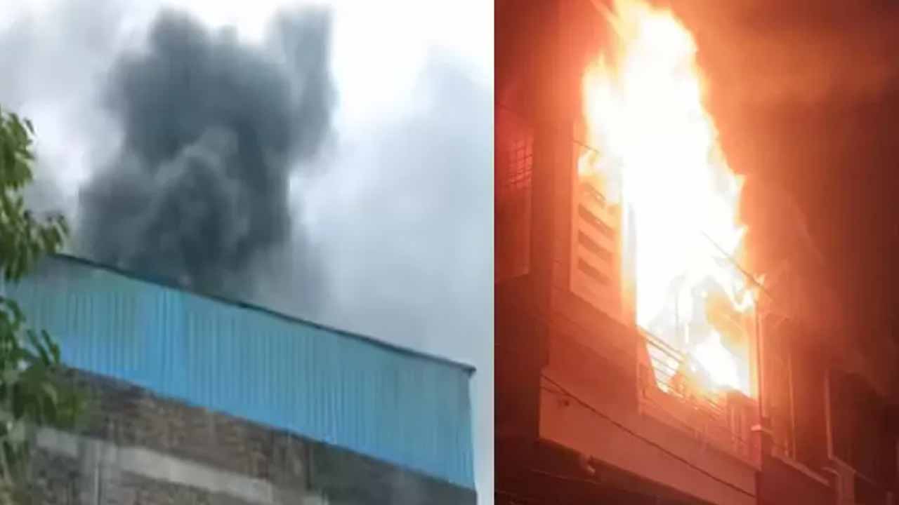 Major fire near metro station, three dead