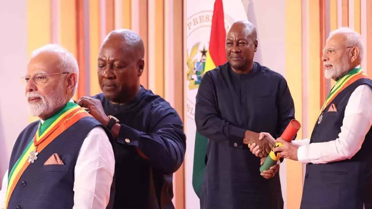 Modi honoured with Ghana's highest award: A new chapter in India-Ghana ties