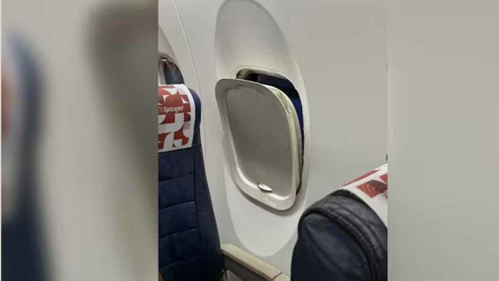 Spicejet Aircraft's Window