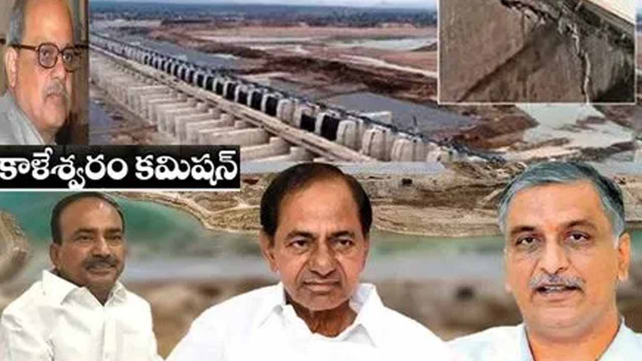 KCR is fully responsible for the Kaleshwaram irregularities.. Sensational things in the PC Ghosh Commission report!