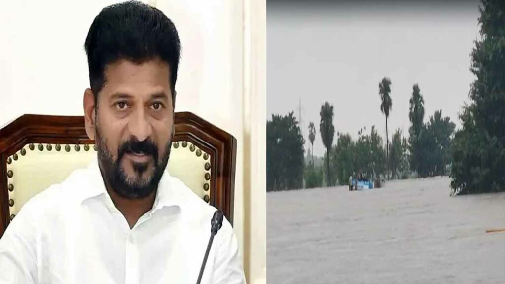CM Revanth Reddy reviews torrential rains, floods, issues key instructions to officials