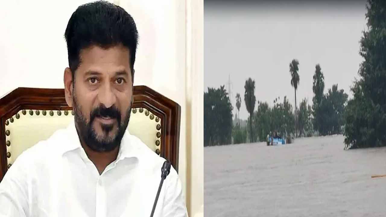 CM Revanth Reddy reviews torrential rains, floods, issues key instructions to officials