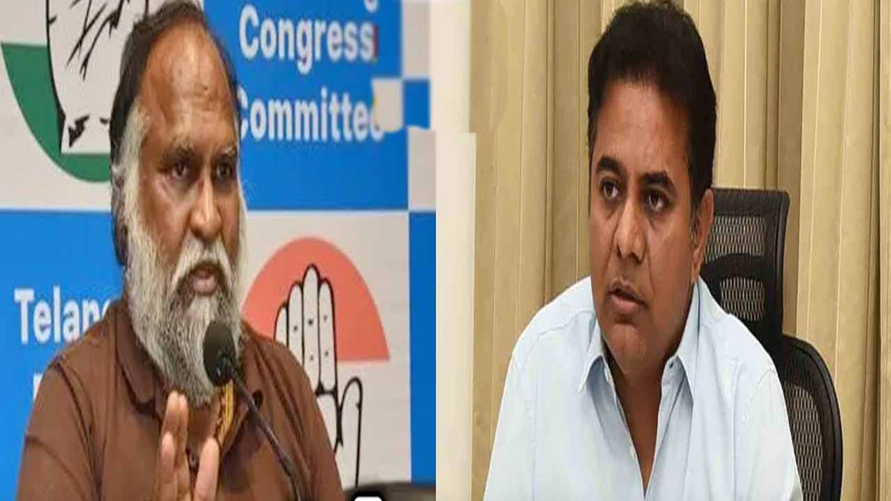 Isn't your father KCR also third class?: Jagga Reddy criticizes KTR