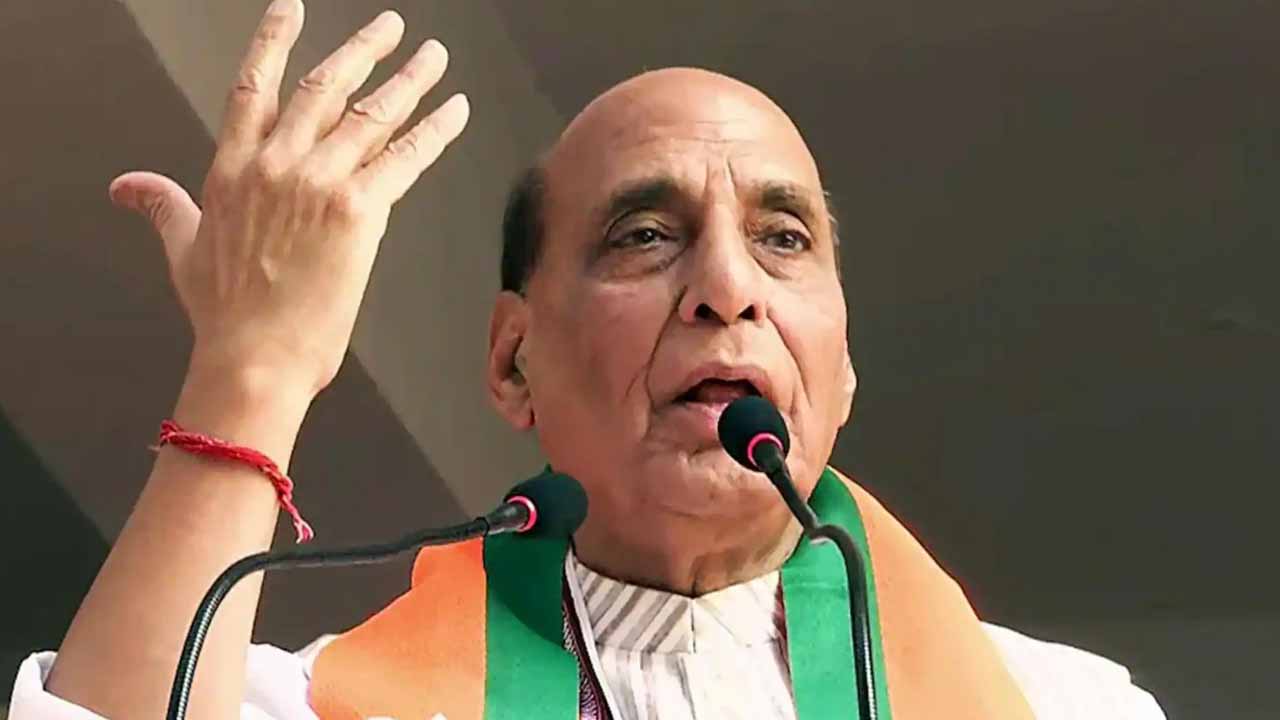 Leaders of some countries are unable to see India's development: Rajnath Singh