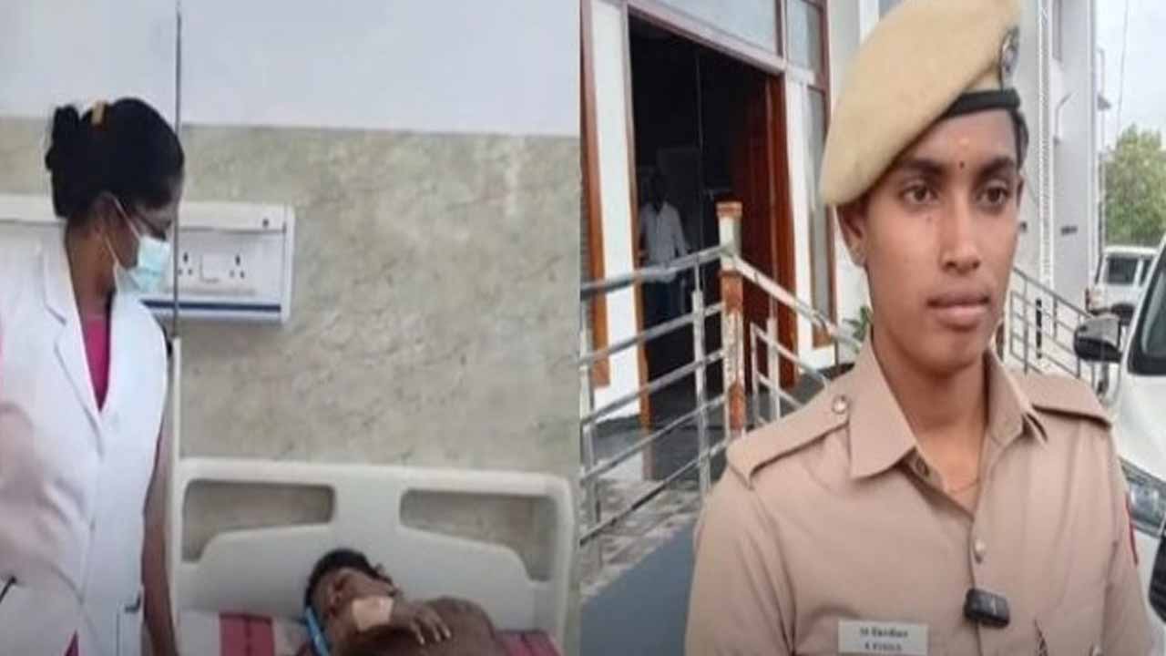 Woman constable's brave help... Pregnant woman gives birth to baby boy in auto