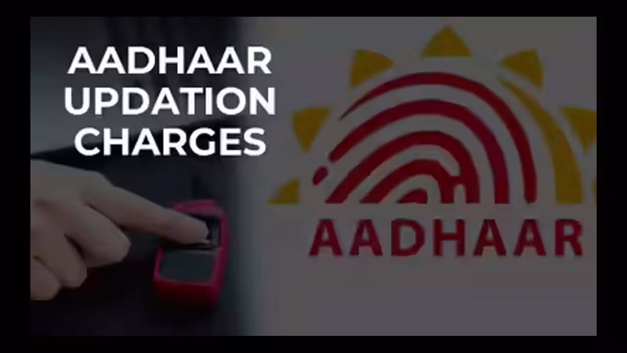 Aadhaar Service Charges