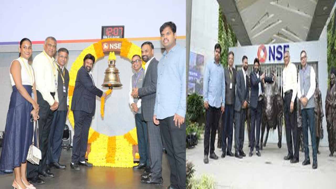Balakrishna is the first South Indian hero to ring the National Stock Exchange bell.