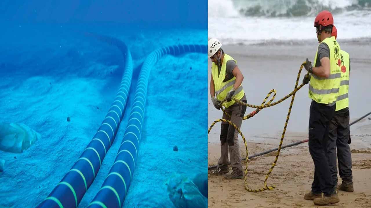 Cables in the Red Sea were cut by commercial ships..!